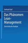 Buchcover Das Phänomen Lean Management