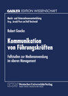 Buchcover Kommunikation von Führungskräften