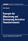 Buchcover Konzepte der Bilanzierung und Besteuerung derivativer Finanzinstrumente