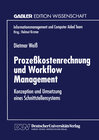 Buchcover Prozeßkostenrechnung und Workflow Management