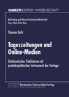 Buchcover Tageszeitungen und Online-Medien