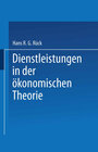 Buchcover Dienstleistungen in der ökonomischen Theorie