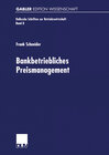 Buchcover Bankbetriebliches Preismanagement