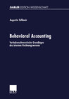Buchcover Behavioral Accounting