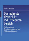Buchcover Der indirekte Vertrieb im Industriegüterbereich