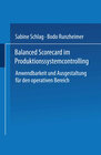 Buchcover Balanced Scorecard im Produktionssystemcontrolling