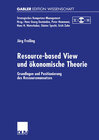 Buchcover Resource-based View und ökonomische Theorie