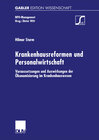 Buchcover Krankenhausreformen und Personalwirtschaft