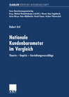 Buchcover Nationale Kundenbarometer im Vergleich