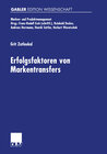 Buchcover Erfolgsfaktoren von Markentransfers