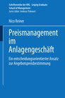 Buchcover Preismanagement im Anlagengeschäft