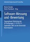 Buchcover Software-Messung und -Bewertung