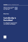 Buchcover Controllership in Deutschland