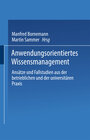 Buchcover Anwendungsorientiertes Wissensmanagement