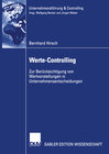 Buchcover Werte-Controlling