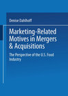 Buchcover Marketing-Related Motives in Mergers & Acquisitions