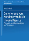Buchcover Generierung von Kundenwert durch mobile Dienste