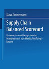 Buchcover Supply Chain Balanced Scorecard