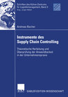 Buchcover Instrumente des Supply Chain Controlling