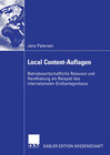 Buchcover Local Content-Auflagen