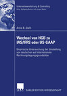 Buchcover Wechsel von HGB zu IAS/IFRS oder US-GAAP
