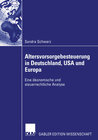Buchcover Altersvorsorgebesteuerung in Deutschland, USA und Europa