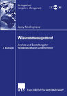 Buchcover Wissensmanagement