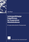 Buchcover Leistungsabhängige Entgeltformen bei kooperativen Arbeitsstrukturen