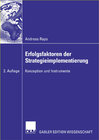Buchcover Erfolgsfaktoren der Strategieimplementierung
