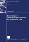 Buchcover Bewertung von Unternehmensansiedlungen aus kommunaler Sicht