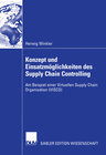 Buchcover Konzept und Einsatzmöglichkeiten des Supply Chain Controlling
