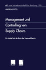 Buchcover Management und Controlling von Supply Chains