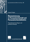 Buchcover Ökonomisierung in Personalwirtschaft und Personalwirtschaftslehre