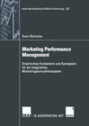 Buchcover Marketing Performance Management