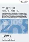 Buchcover Wirtschaft und Statistik, 10/2009