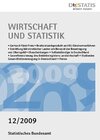 Buchcover Wirtschaft und Statistik, 12/2009