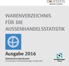 Buchcover Warenverzeichnis für die Außenhandelsstatistik 2016 - CD-ROM