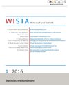 Buchcover WISTA 1/2016
