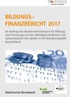 Buchcover Bildungsfinanzbericht 2017