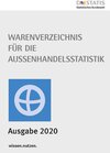 Buchcover Warenverzeichnis für die Außenhandelsstatistik 2020