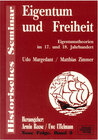 Buchcover Eigentum und Freiheit