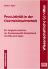 Buchcover Produktivität in der Elektrizitätswirtschaft