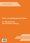 Buchcover Kultur und pädagogische Reform