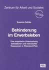 Buchcover Behinderung im Erwerbsleben