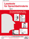 Buchcover Lesetexte für Sprachbehinderte