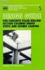 Buchcover Design guide for concrete filled hollow section columns under static and seismic loading