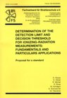 Buchcover Determination of the Detection Limit and Decision Threshold for lonizing-Radiation Measurments: Fundamentals and particu