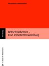 Buchcover Betriebssicherheit - Eine Vorschriftensammlung