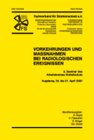 Buchcover Vorkehrungen von Maßnahmen bei radiologischen Ereignissen