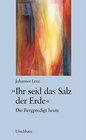 Buchcover Ihr seid das Salz der Erde